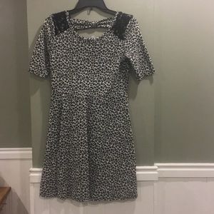 Animal print dress